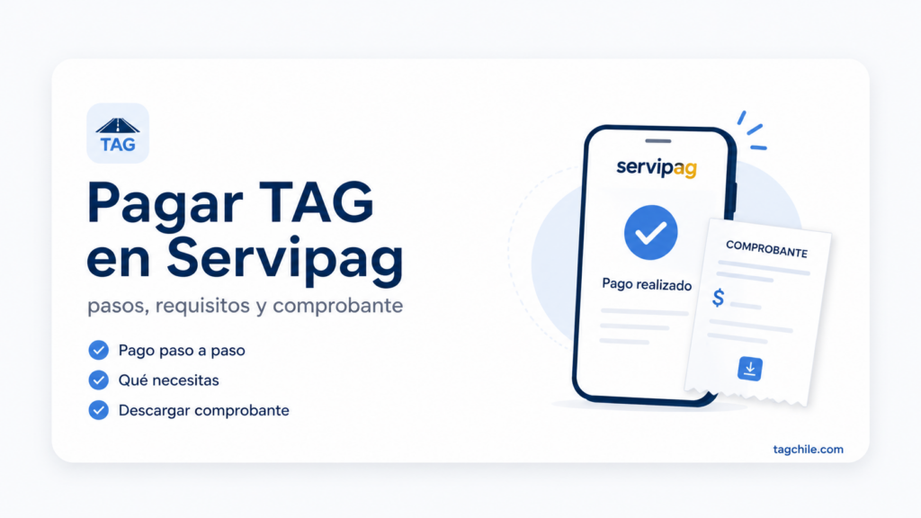 Pagar TAG en Servipag