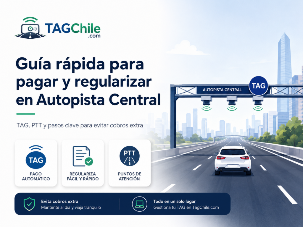 TAG en Autopista Central