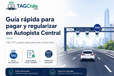 TAG en Autopista Central