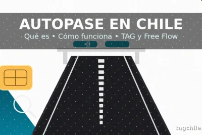 Autopase en Chile: autopista con pórtico Free Flow y TAG