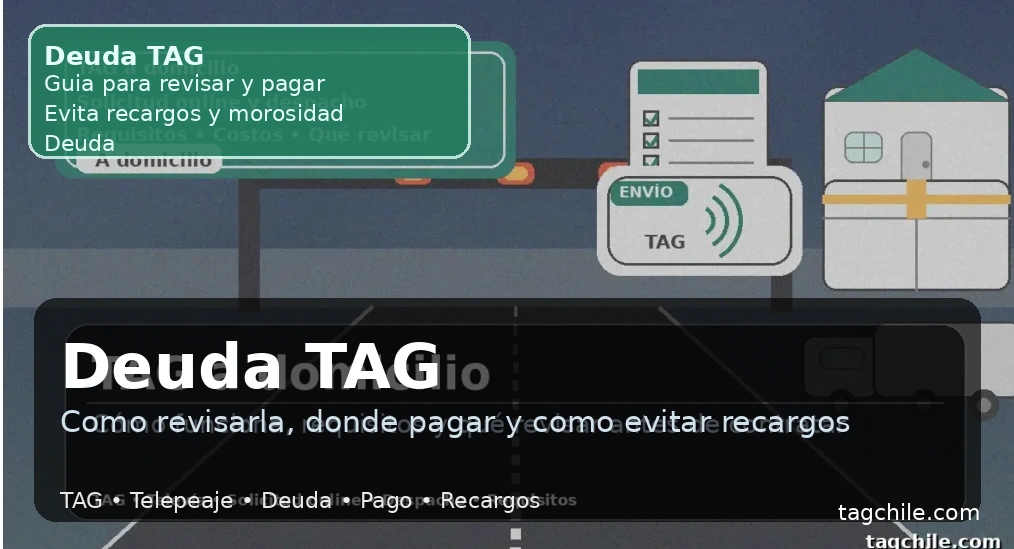 Deuda TAG en Chile: cómo revisarla, dónde pagar y cómo evitar recargos