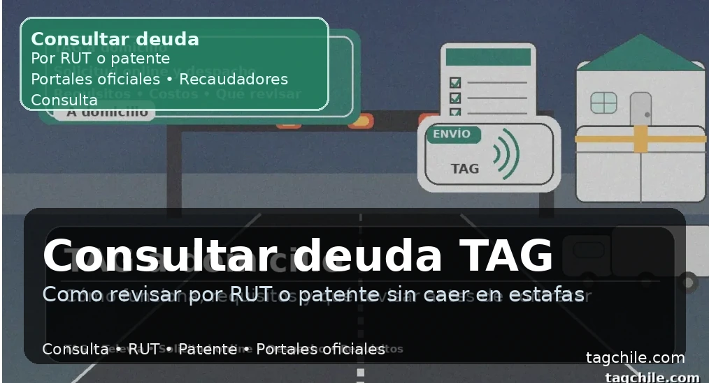 Consultar deuda TAG por patente: revisión de tránsitos y pagos pendientes