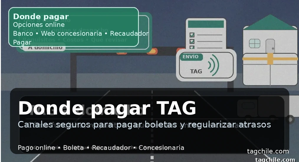 Deuda TAG por RUT: cómo revisar boletas y pagos del telepeaje