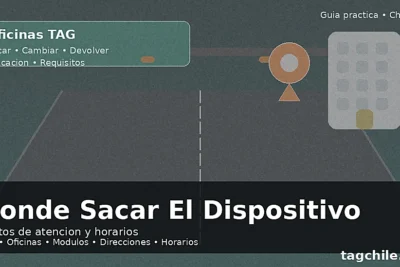 Oficinas TAG en Chile: dónde sacar el dispositivo y qué trámites hacer en puntos de atención