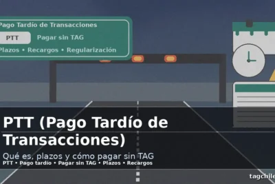PTT (Pago Tardío de Transacciones): qué es, plazos y cómo pagar sin TAG