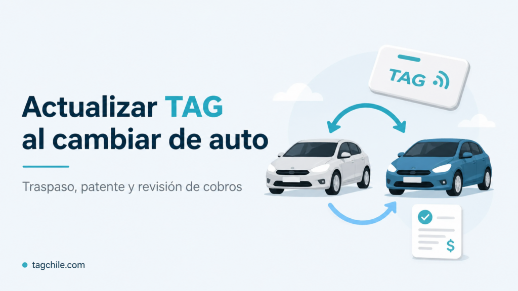 Cambiar de vehículo con TAG en Chile: guía de traspaso y evitar cobros