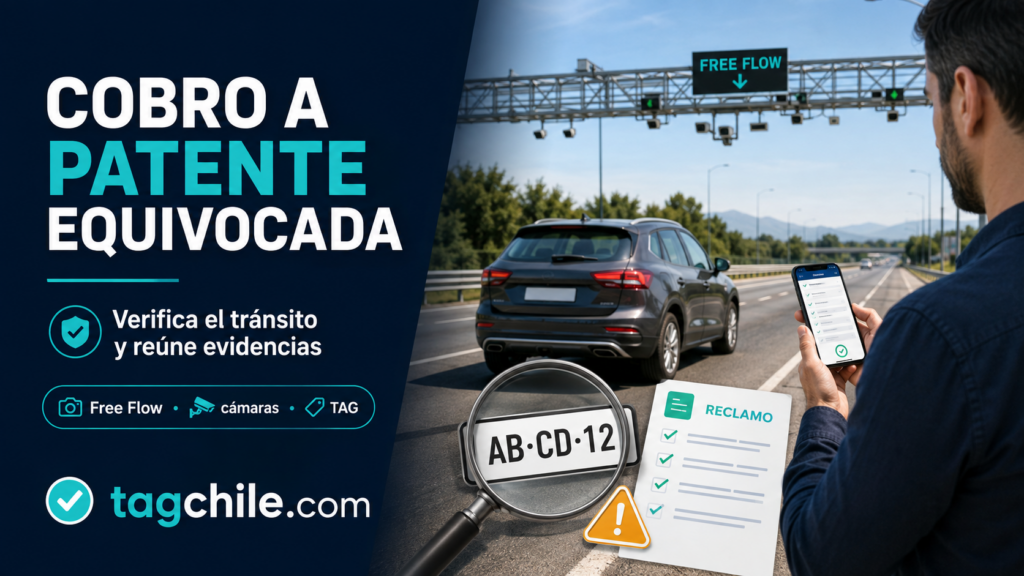 Cobro de autopista asociado a una patente equivocada y pasos para reunir evidencias