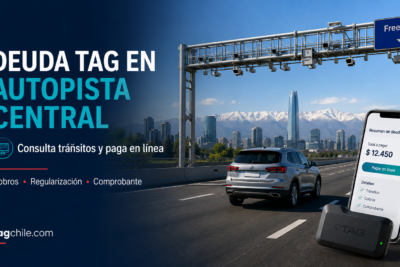 Deuda TAG en Autopista Central y pago en línea