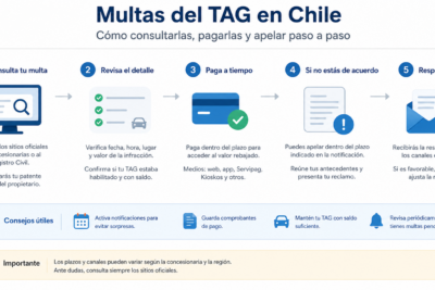 Multas del TAG en Chile