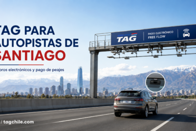 TAG para autopistas de Santiago y cobros electrónicos