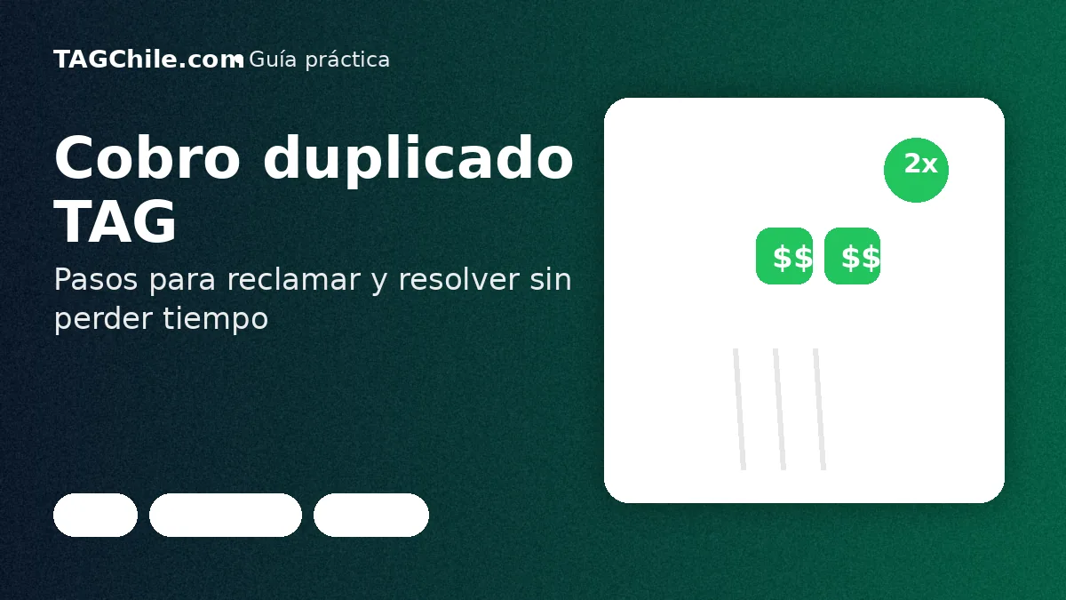 Doble cobro en pórtico Free Flow: pasos para resolver cobro duplicado TAG