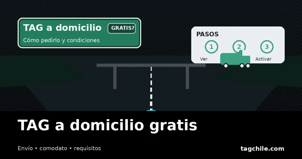 TAG a domicilio gratis en Chile: cómo pedirlo y condiciones de envío