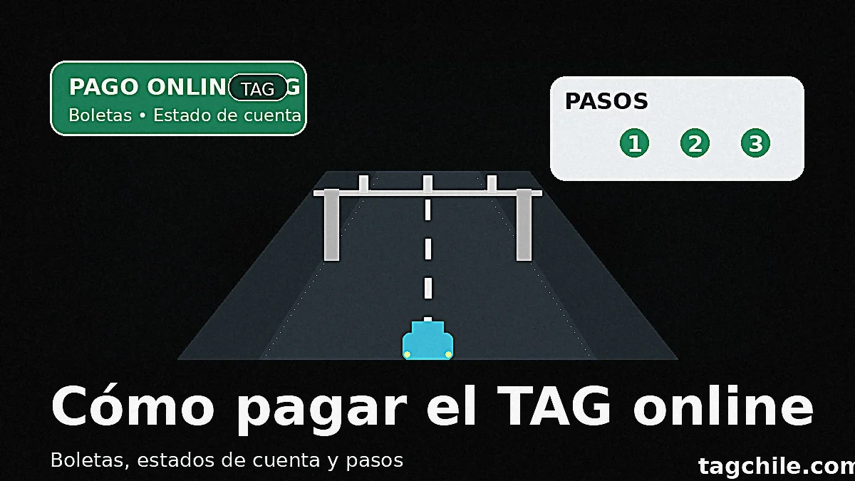 Cómo consultar tu deuda TAG y pagar en línea - TAG Chile