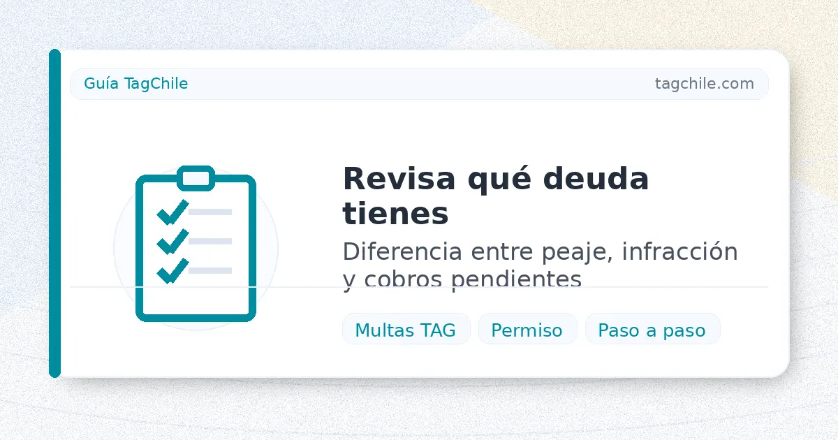 Cómo revisar qué deuda TAG tienes antes de regularizar y desbloquear