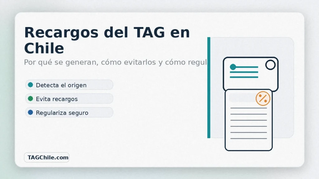 Recargos del TAG: por qué se generan, cómo evitarlos y cómo regularizar ...