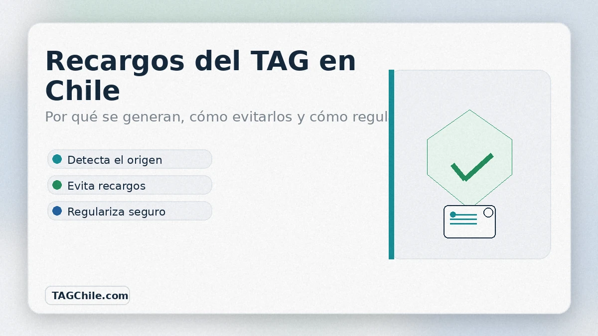 Cómo regularizar recargos del TAG: billetera y pago seguro para evitar mora en telepeaje