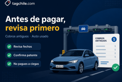 Auto recién comprado con cobros antiguos