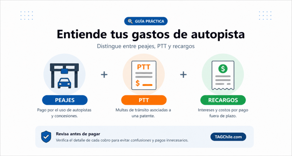 Cómo entender tus gastos de autopista sin confundirte entre peajes