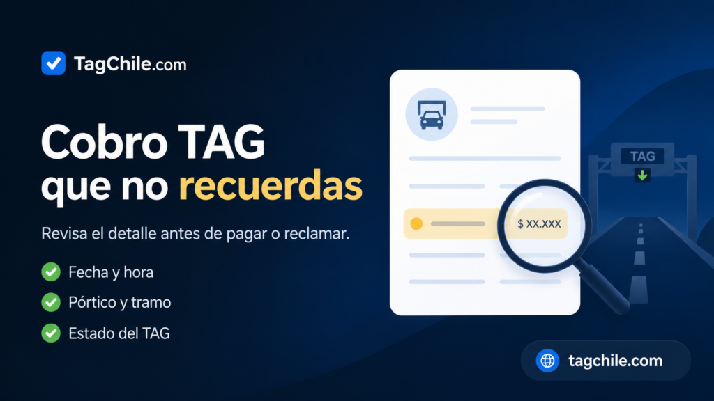 Cómo revisar un cobro TAG si no recuerdas haber pasado por esa autopista