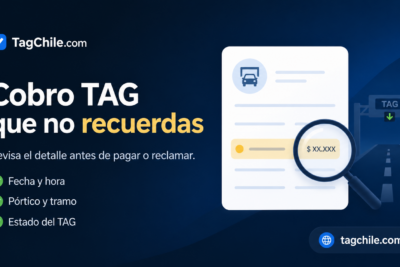 Cómo revisar un cobro TAG si no recuerdas haber pasado por esa autopista