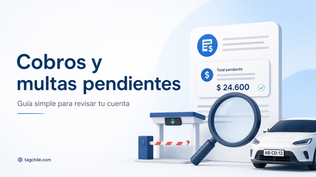 Consultar multas de TAG en Chile y revisar cobros pendientes del vehículo