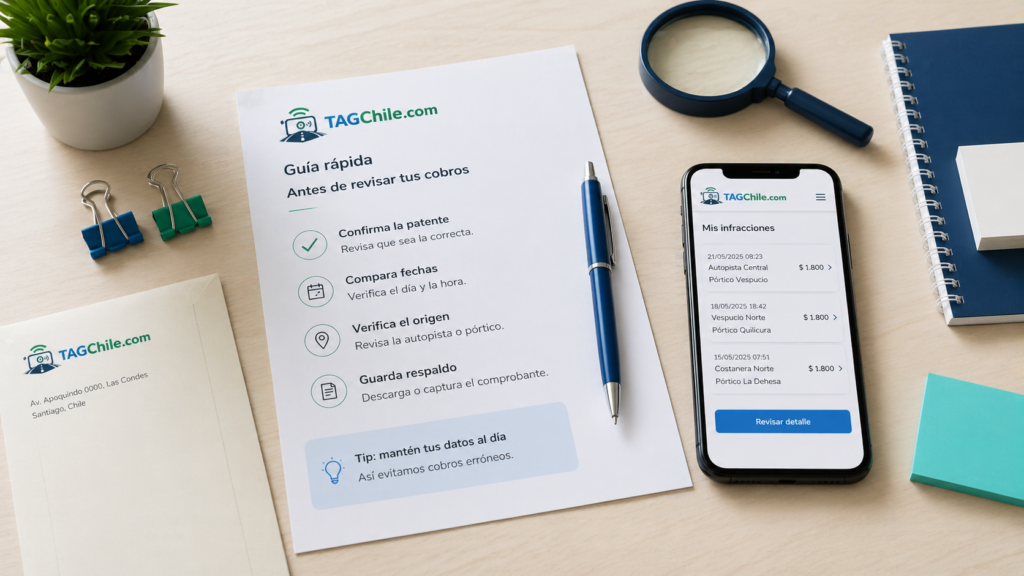 Errores comunes al revisar infracciones TAG en línea