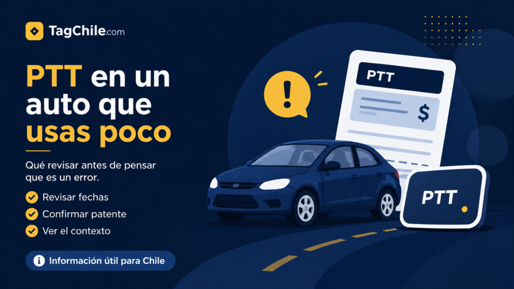 PTT en un auto que casi no usas