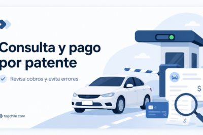 Pago de TAG por patente en Chile: revisar cobros, consultar deuda y pagar online