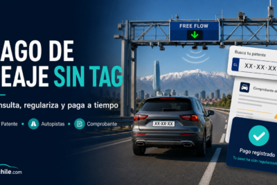 Pago de peaje sin TAG en Chile y regularización por patente
