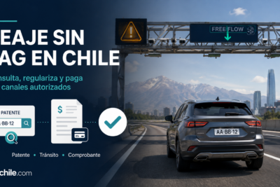 Peaje sin TAG en Chile consulta, regularización y pago
