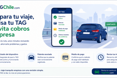 Por qué conviene revisar el TAG antes de salir a un viaje largo