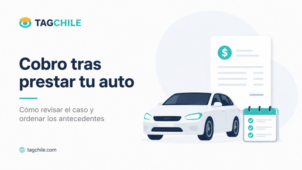 Presté el auto y llegó un cobro