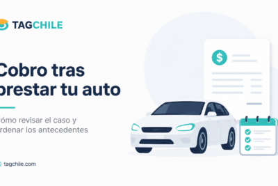 Presté el auto y llegó un cobro