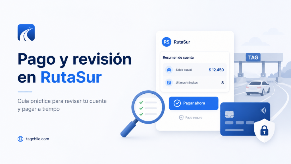 Rutasur CL paga aquí paga tu cuenta TAG