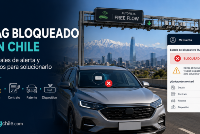 TAG bloqueado en Chile por deuda, contrato o problemas del dispositivo