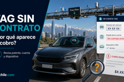 TAG sin contrato con cobro pendiente y revisión por patente