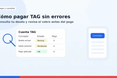Cómo pagar TAG sin errores consultando la cuenta y revisando el cobro antes del pago