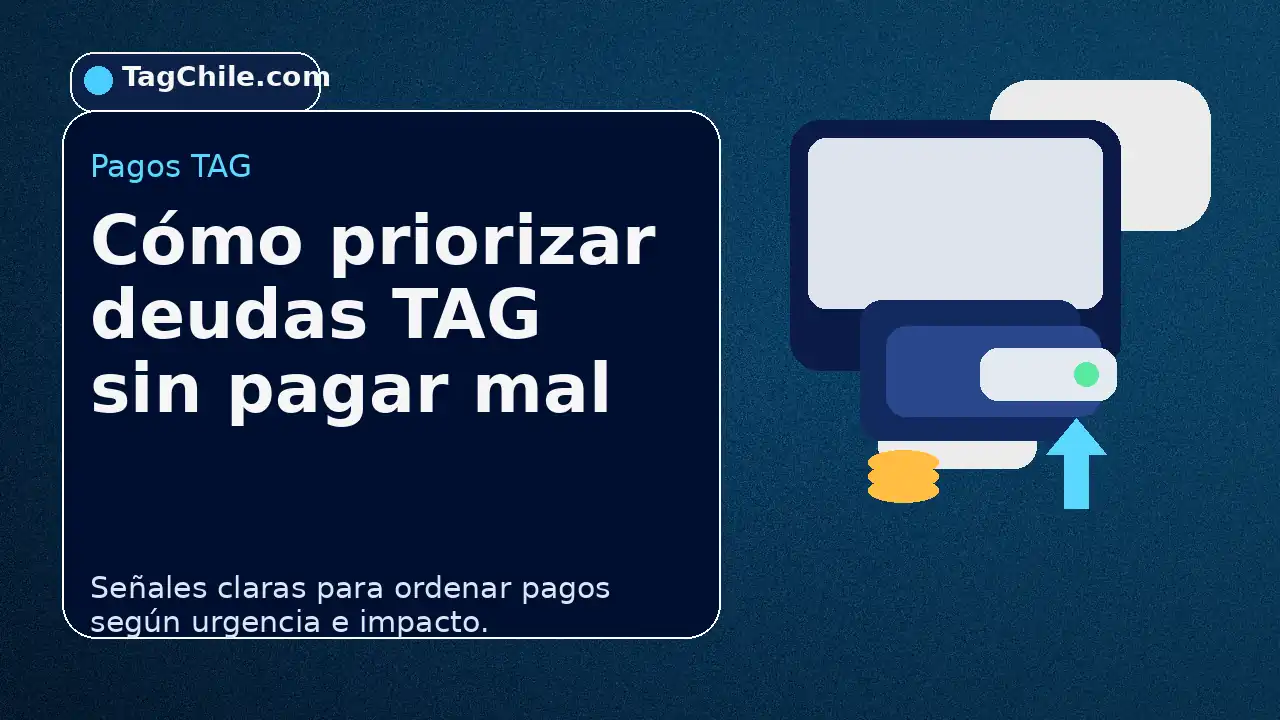 Cómo priorizar deudas TAG sin pagar mal.