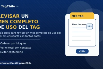 TAG Chile - Cómo pagar TAG, Tag Total y PTT en Chile
