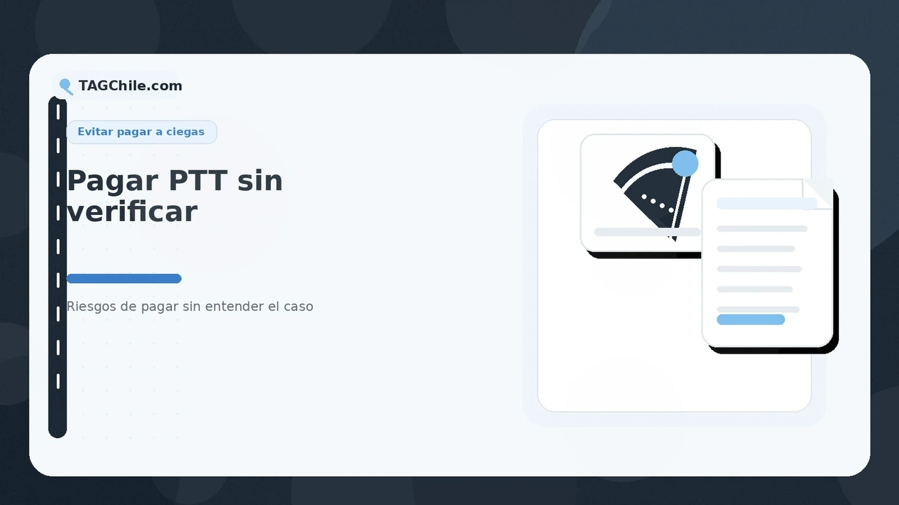 Los riesgos de pagar un PTT sin verificar bien el caso 