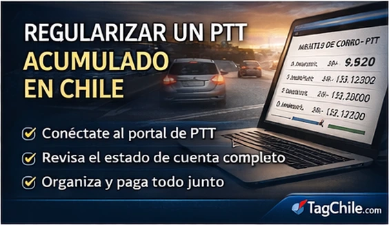 Cómo regularizar un PTT acumulado en Chile y ordenar cobros pendientes.