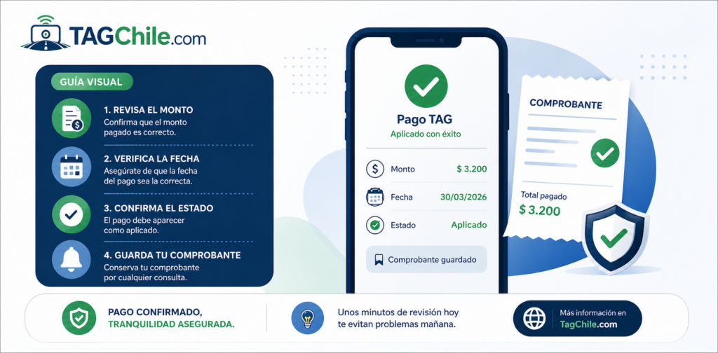 revisar paso a paso si el pago quedó bien aplicado