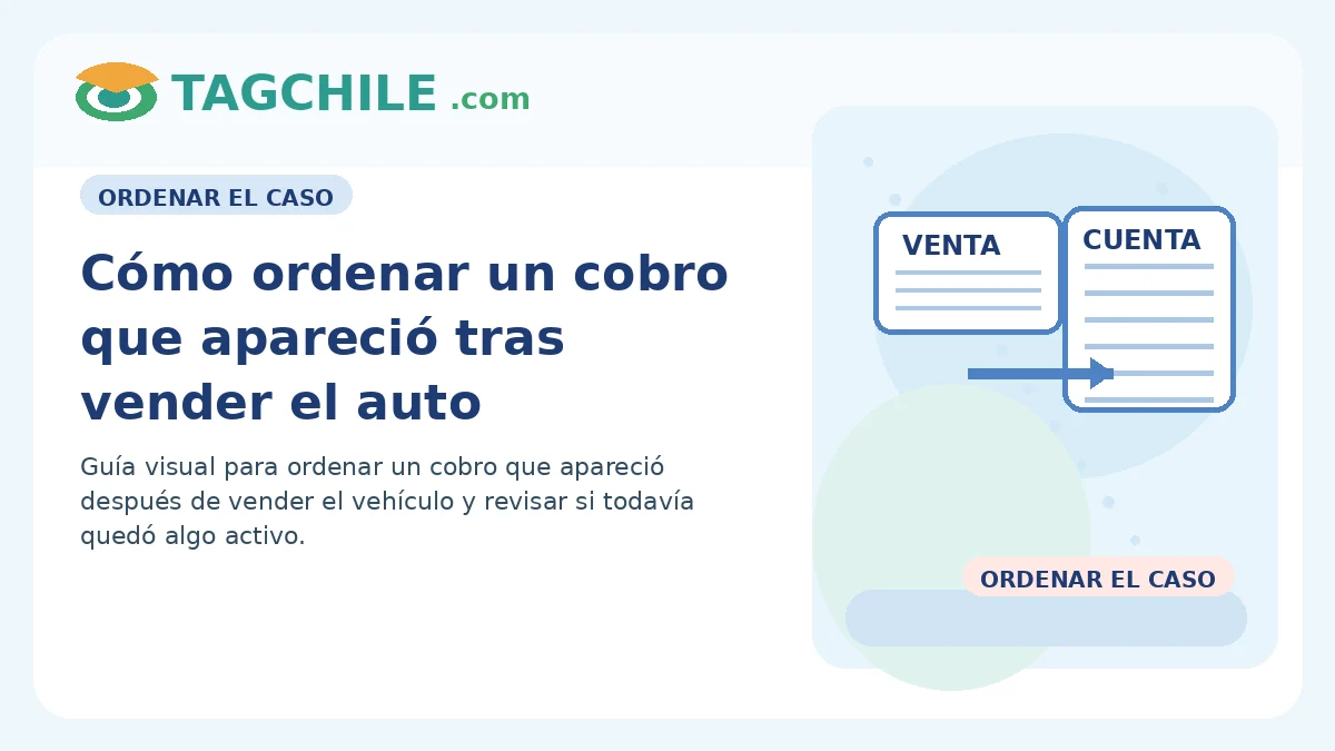 Cómo ordenar un cobro que apareció tras vender el auto