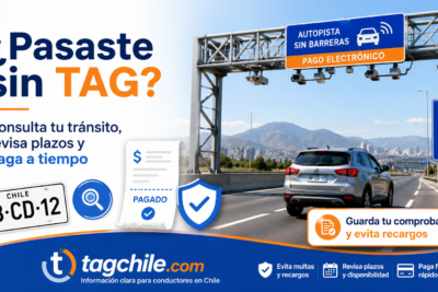 tránsito sin TAG en Chile
