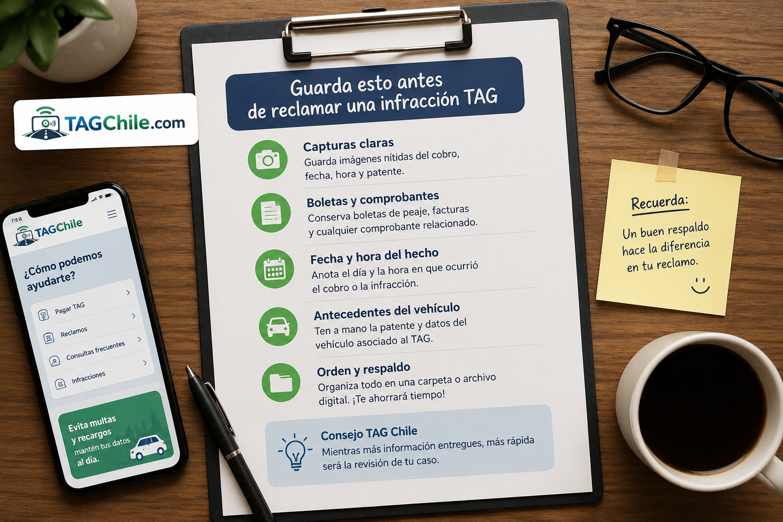 TAG Chile - Cómo pagar TAG, Tag Total y PTT en Chile